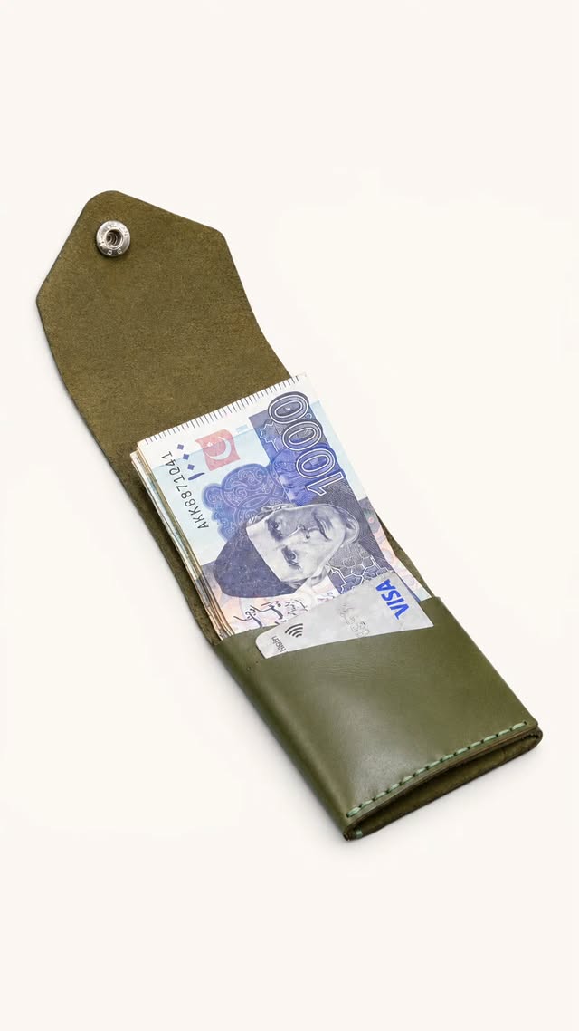Leather Cash Holder Wallet