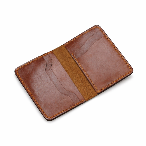 Brown Card Holder - Handmade