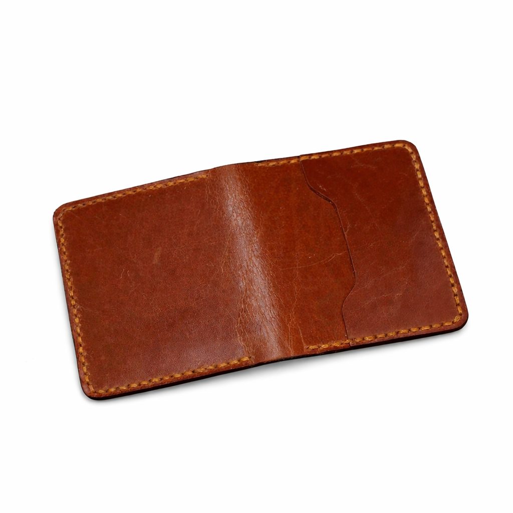 Brown Card Holder - Handmade