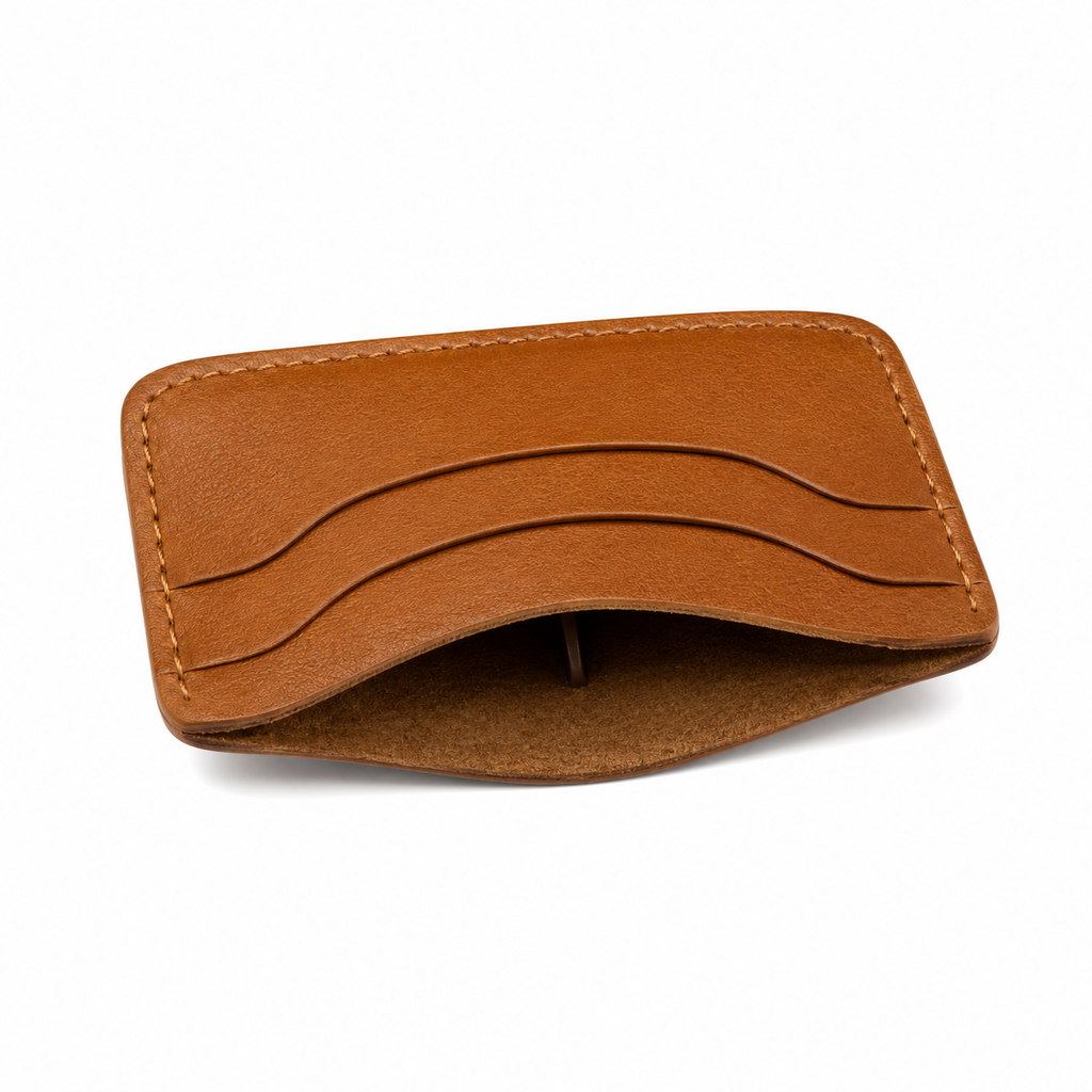 Leather Card Holder - Handmade