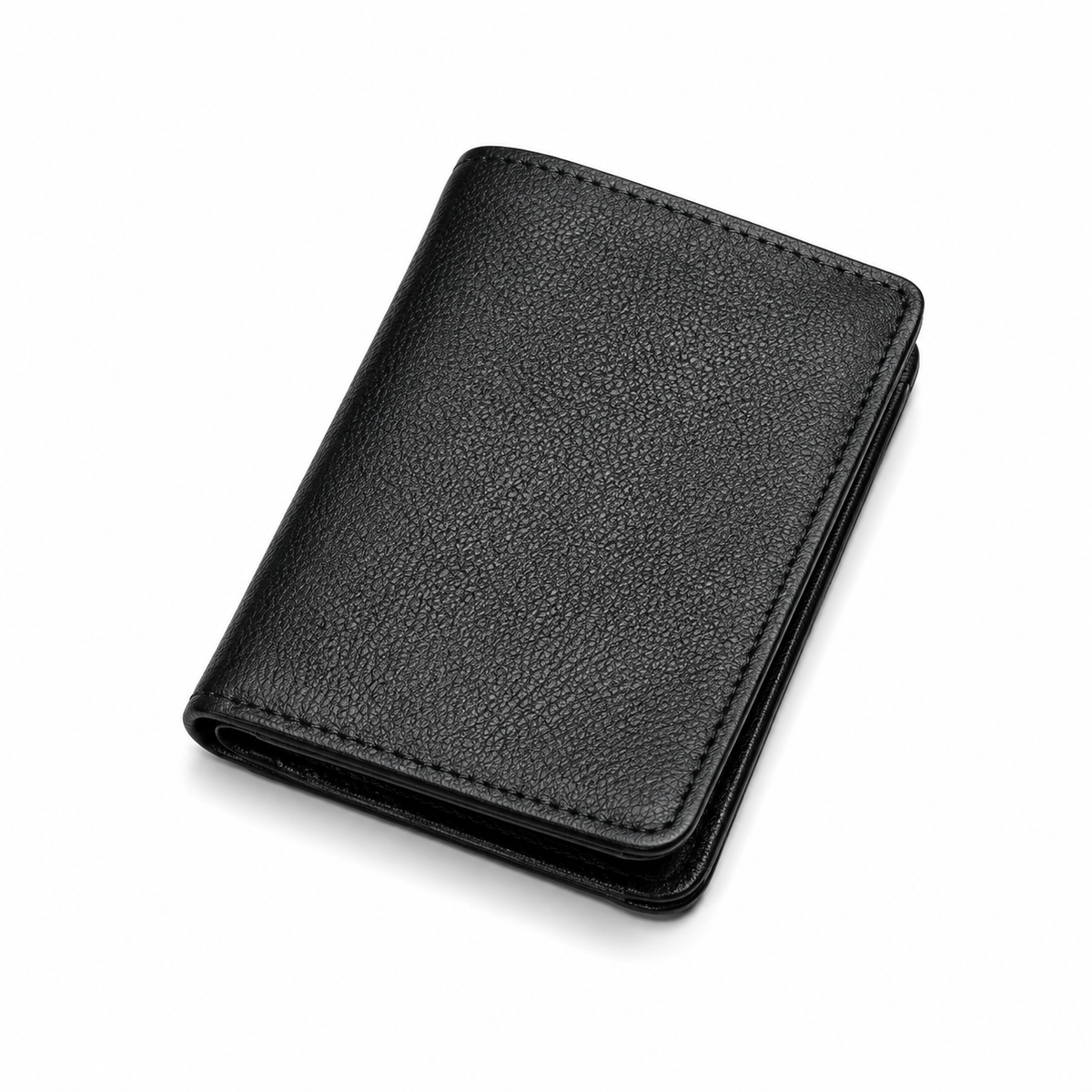 Trifold Mini Wallet - Milled Leather
