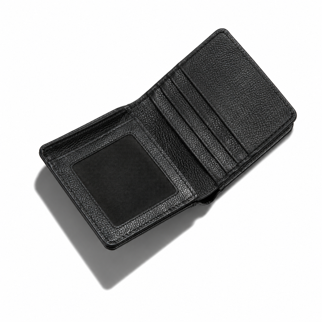 Trifold Mini Wallet - Milled Leather