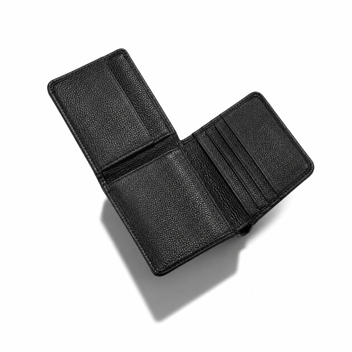 Trifold Mini Wallet - Milled Leather