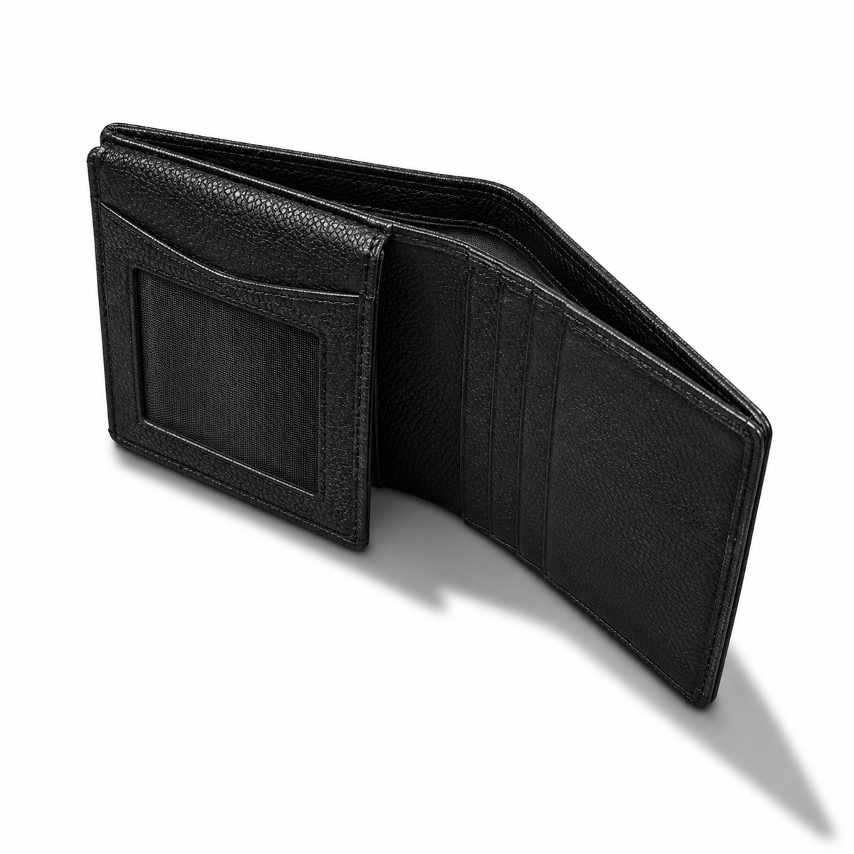 Trifold Mini Wallet - Milled Leather