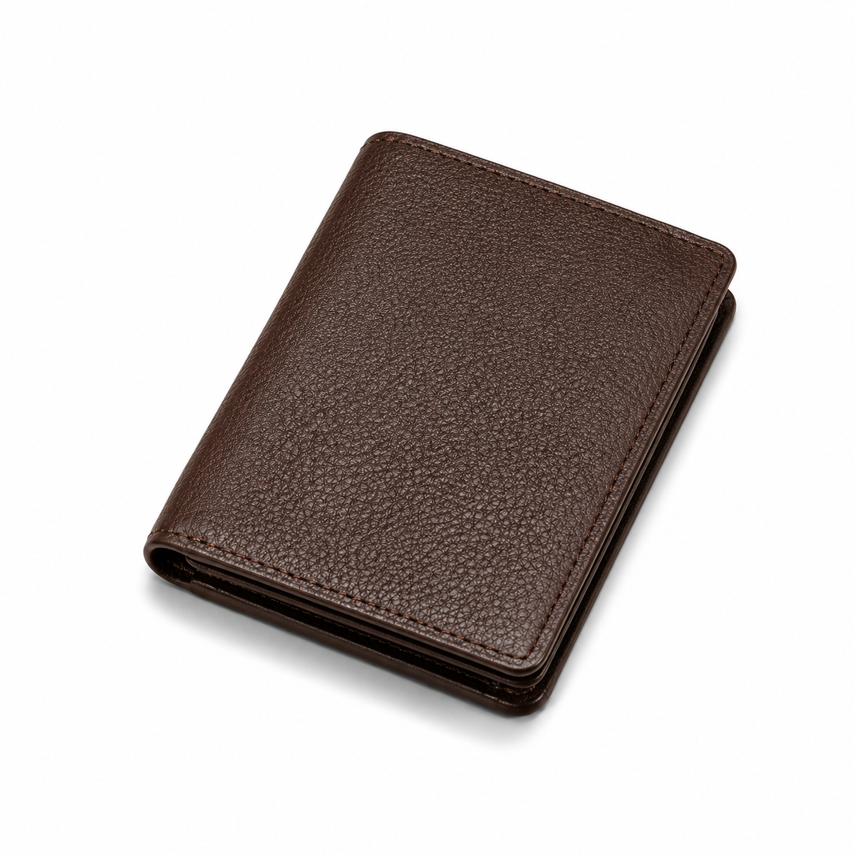 Trifold Mini Wallet - Milled Leather