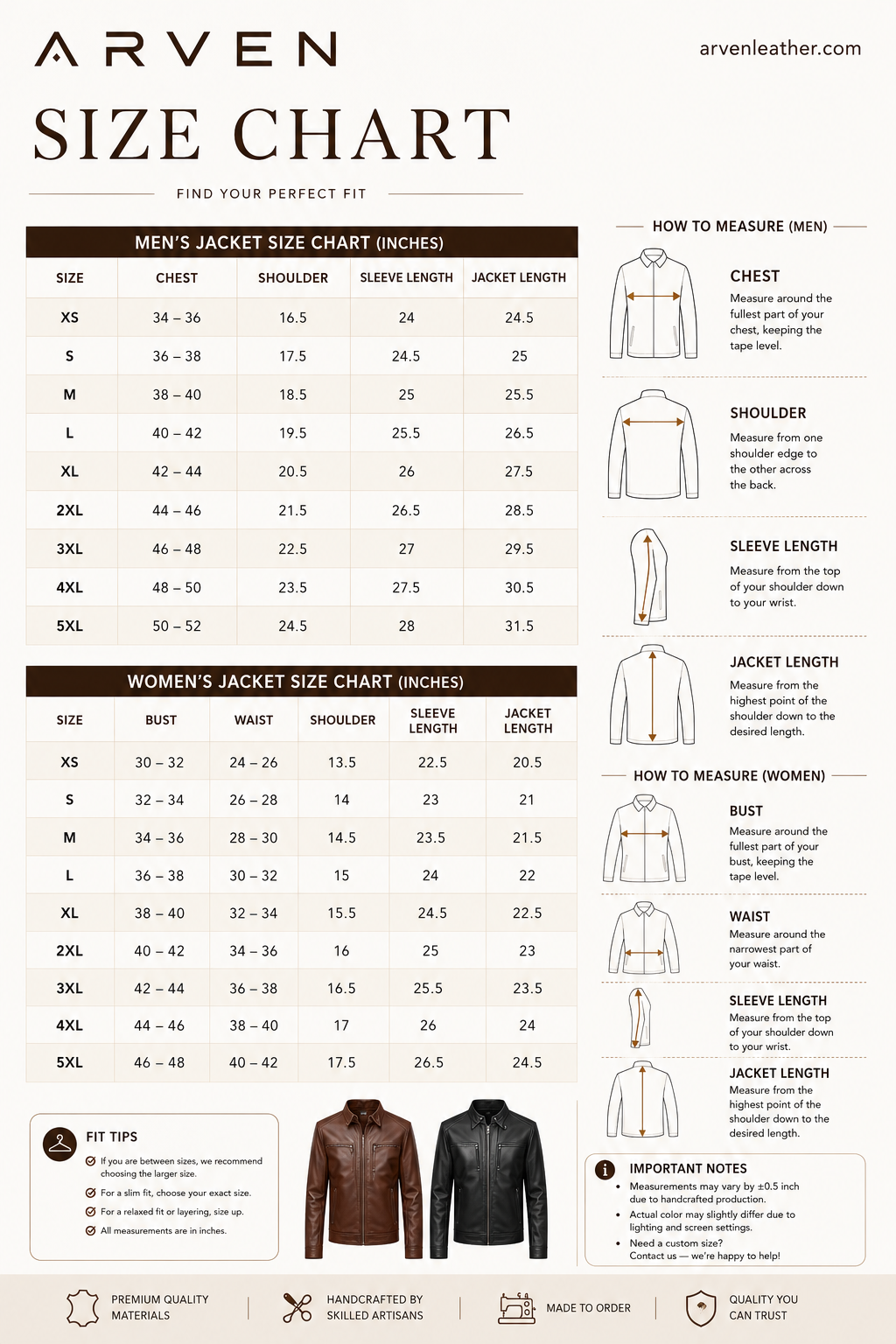 Brown Leather Puffer Vest