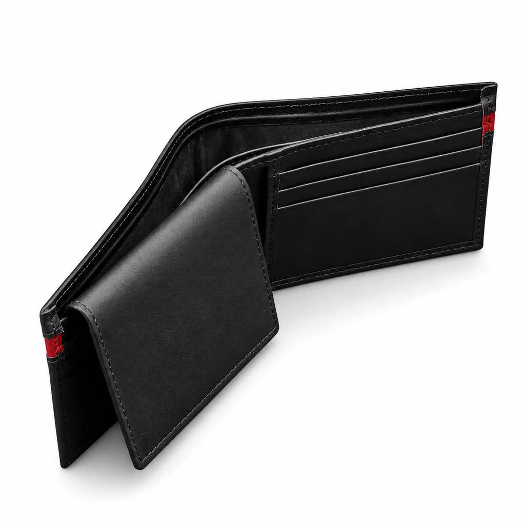 Red Stripe - Bilfold Wallet