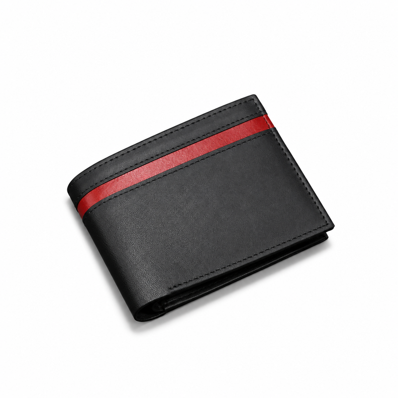 Red Stripe - Bilfold Wallet